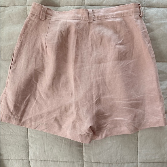 Posse Pierre Linen Shorts - Pink - Size M - Picture 3 of 5